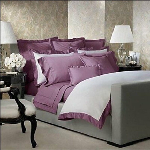 Ralph Lauren Euro Sham dust Rose satin pillow case - Picture 3 of 5